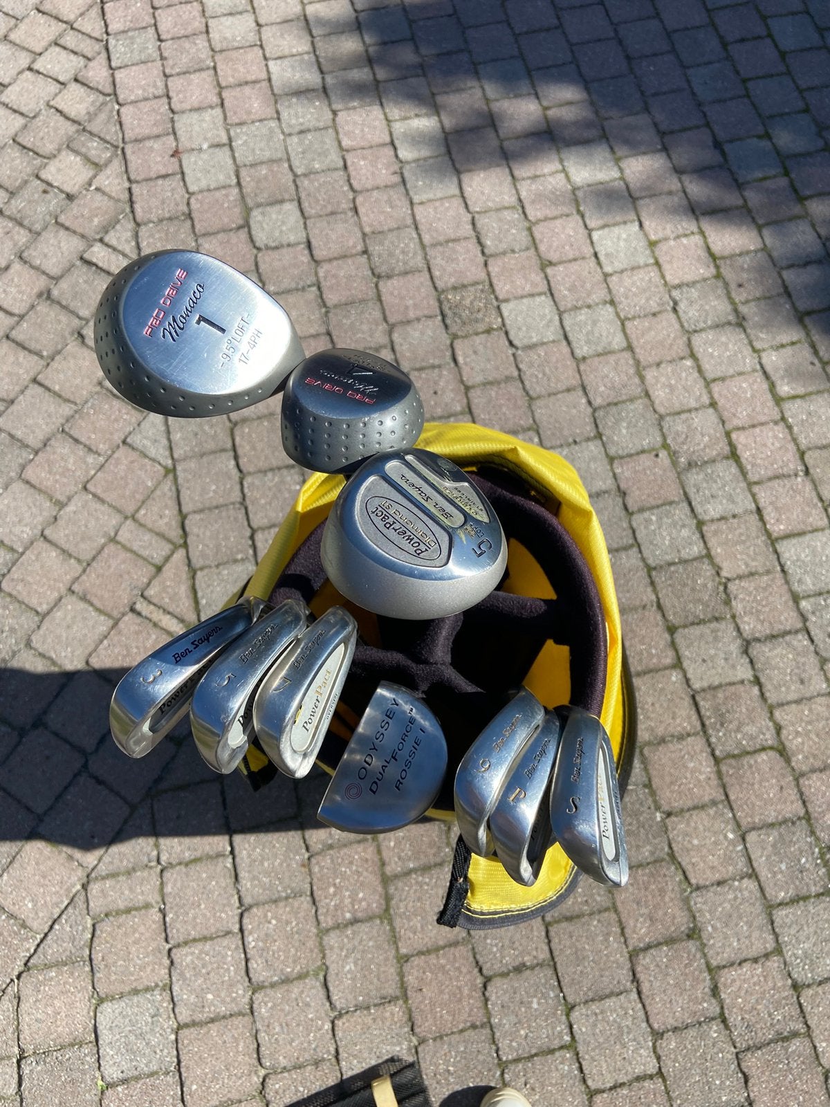 Complete Ben Sayers golfset + Monaco Driver & 4 Hybrid, Ophalen, Zo goed als nieuw, Set