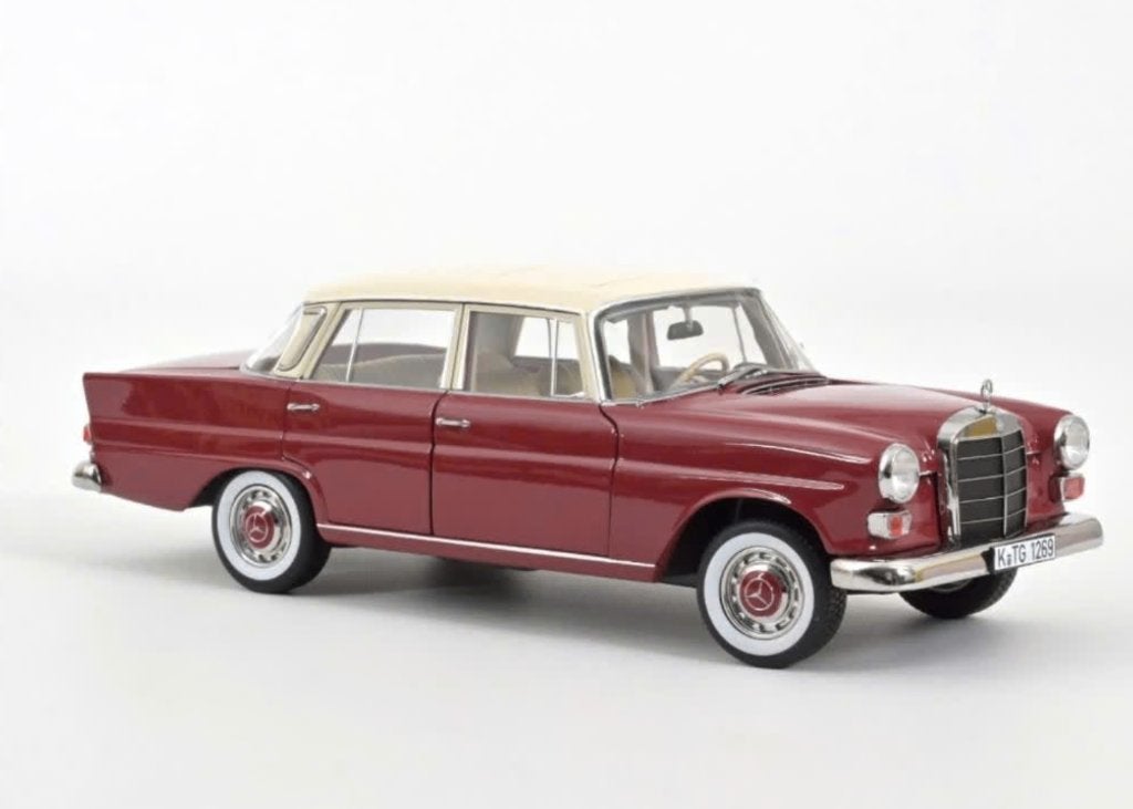 Mercedes Benz 200 1966 Rood schaal 1/18 NOREV ref. 183706, Ophalen of Verzenden, Nieuw, Auto, Norev