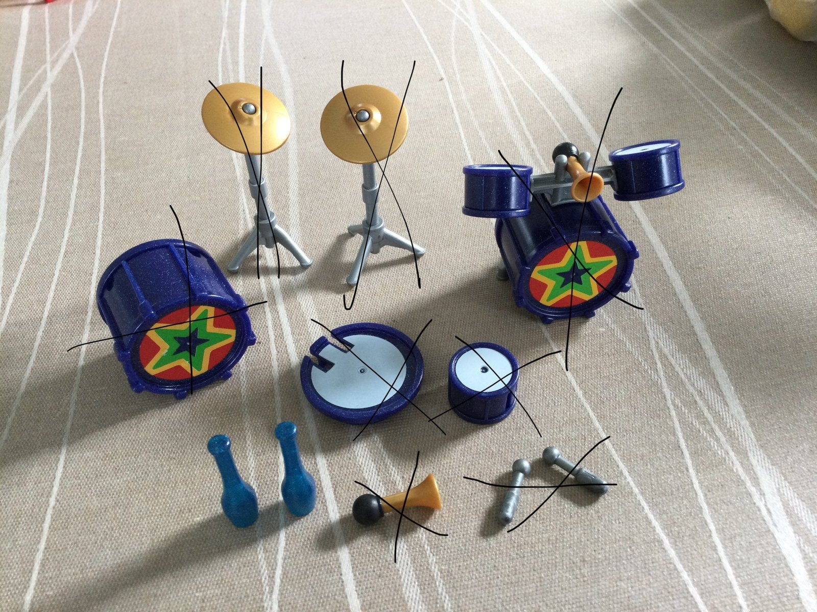 Playmobil kegels., Ophalen of Verzenden, Zo goed als nieuw