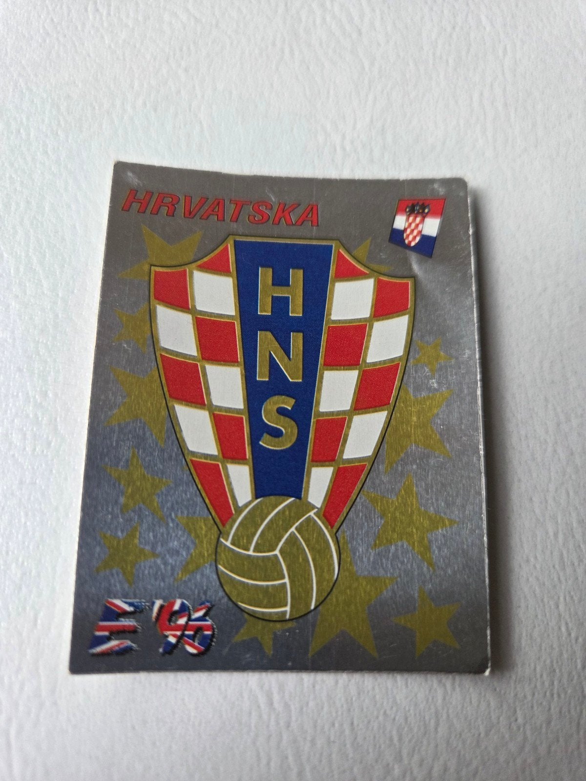 Panini EK 96, Ophalen of Verzenden, Zo goed als nieuw, Sticker