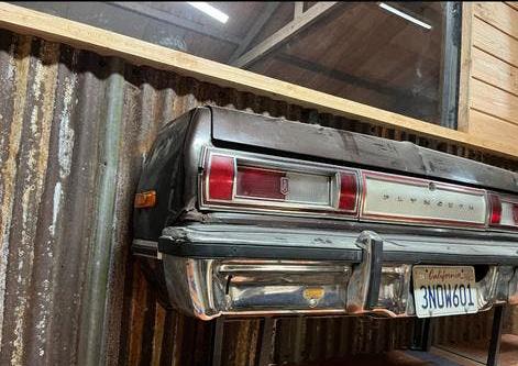 achterkant plymouth decoratie, Ophalen, Zo goed als nieuw, 1970 tot heden, Overige merken