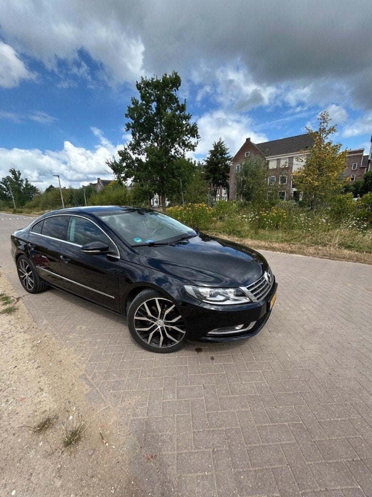 Volkswagen Passat CC 2.0TSI 155KW 6-DSG 2012 Zwart, Auto's, USB, Zwart, 4 cilinders, 1984 cc