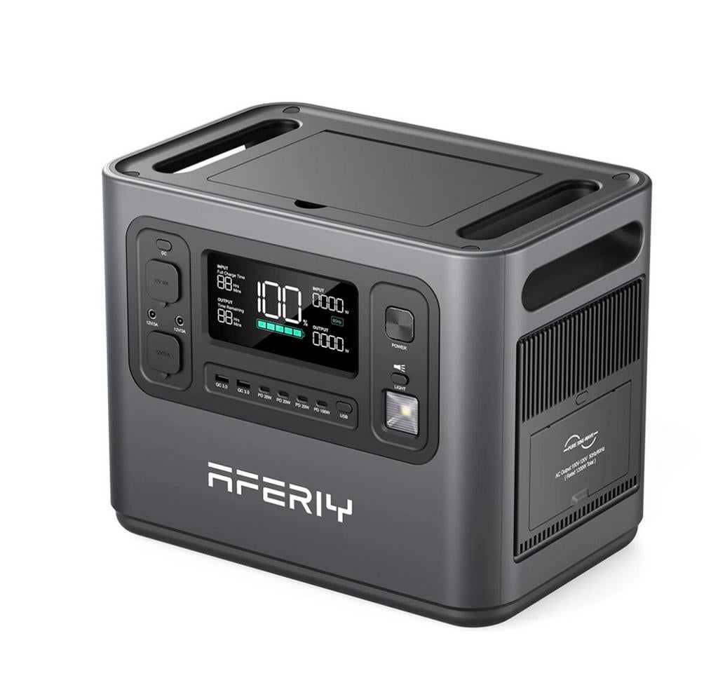 Zonne Generator 1200W Powerstation + 2x200W Panelen OFF GRID, Verzenden, Nieuw