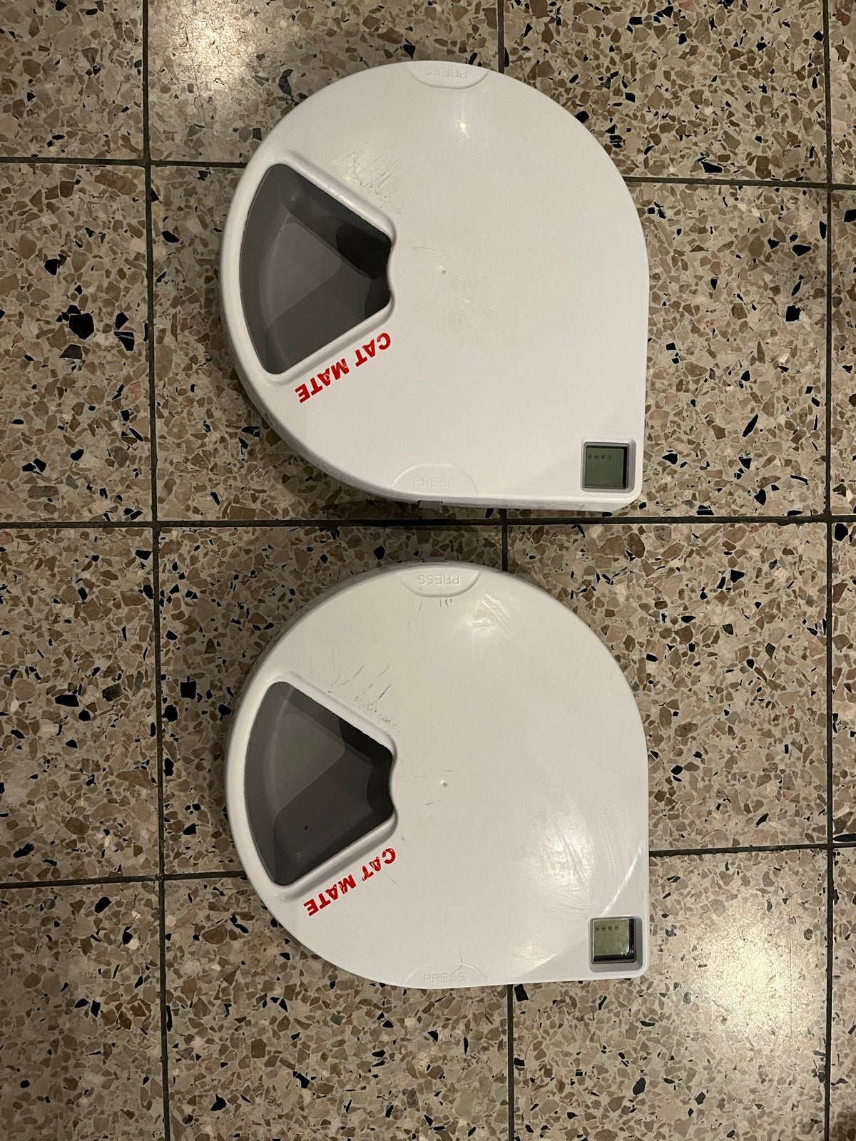 2x Cat Mate voerautomaat C500, Dieren en Toebehoren, Ophalen of Verzenden, Automatisch, Gebruikt