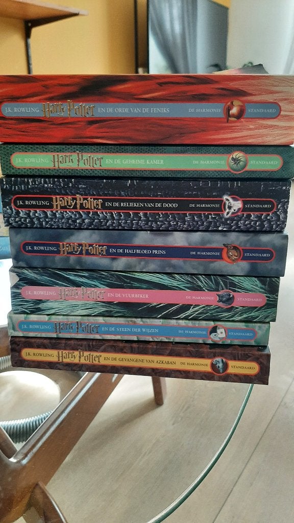 Harry potter boeken, Verzamelen, Harry Potter, Ophalen, Zo goed als nieuw, Boek of Poster