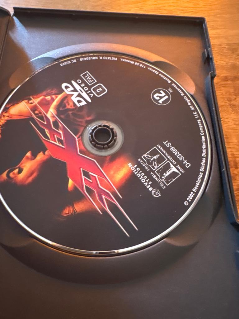 xXx DVD met Vin Diesel - Actiethriller, Vanaf 12 jaar, Verzenden, Gebruikt, Actiethriller