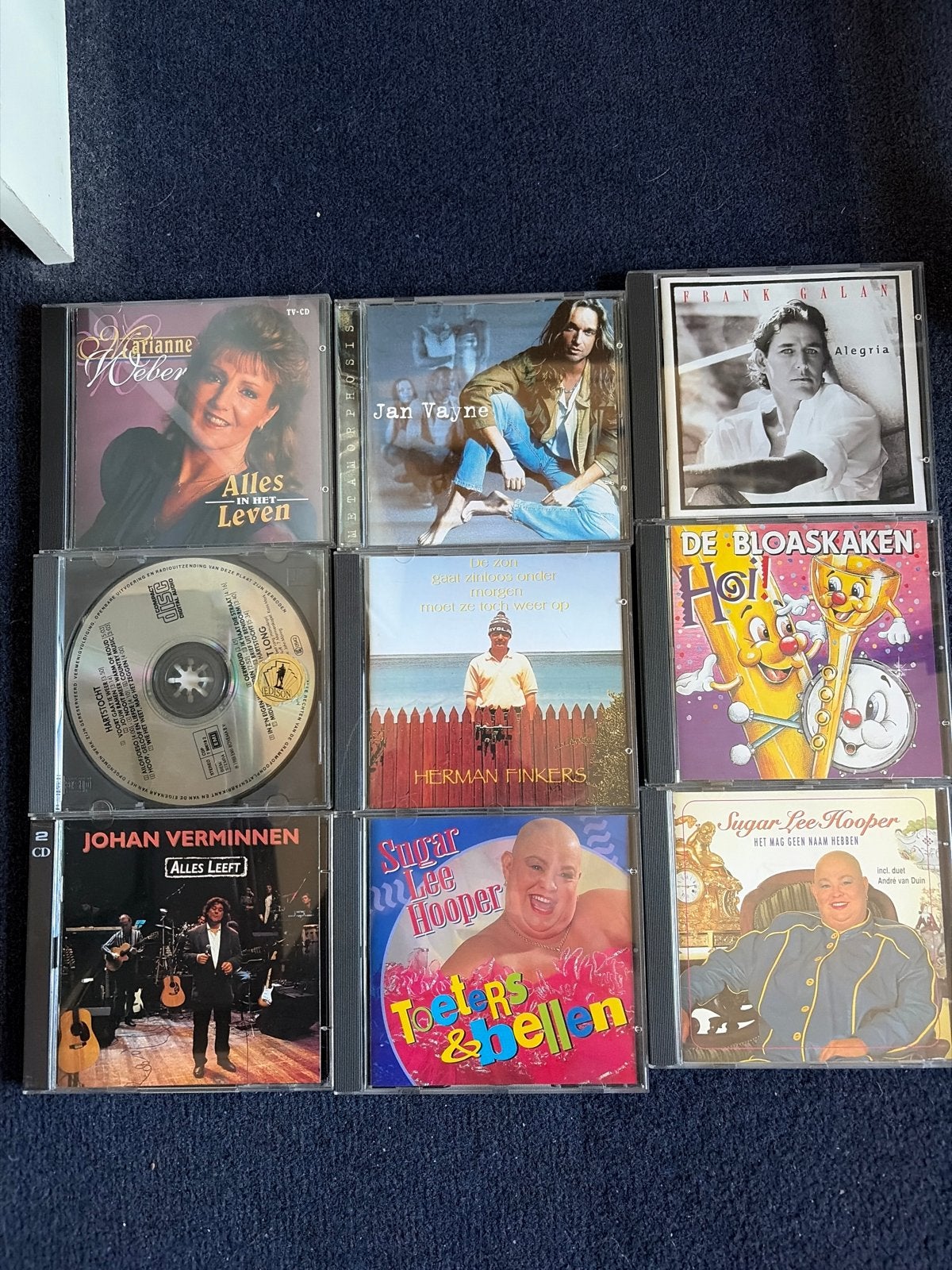Doos vol diverse CD's - Pop, Rock, Nederlandstalig en meer, Ophalen, Gebruikt, Pop, Album