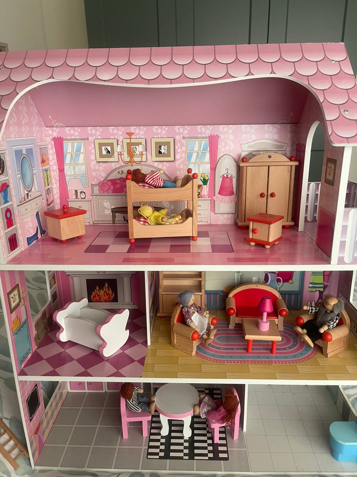 Poppenhuis, Kinderen en Baby's, Speelgoed | Poppenhuizen, Ophalen, Zo goed als nieuw, Poppenhuis