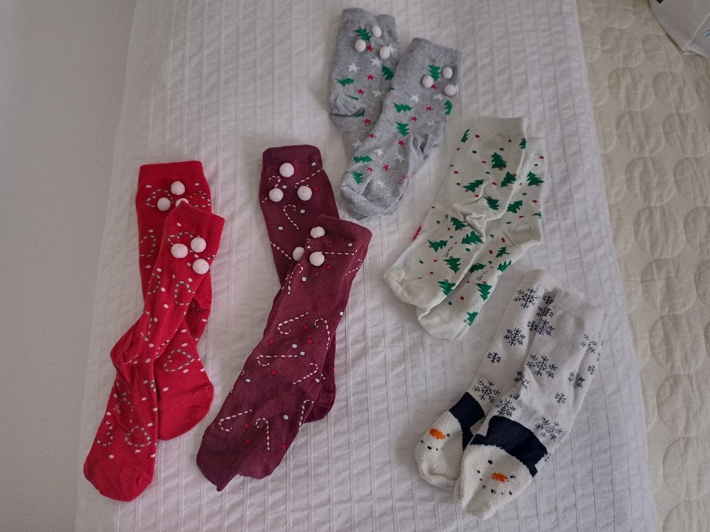 Diverse kerst sokken maat 38 - 40, Ophalen of Verzenden, Zo goed als nieuw