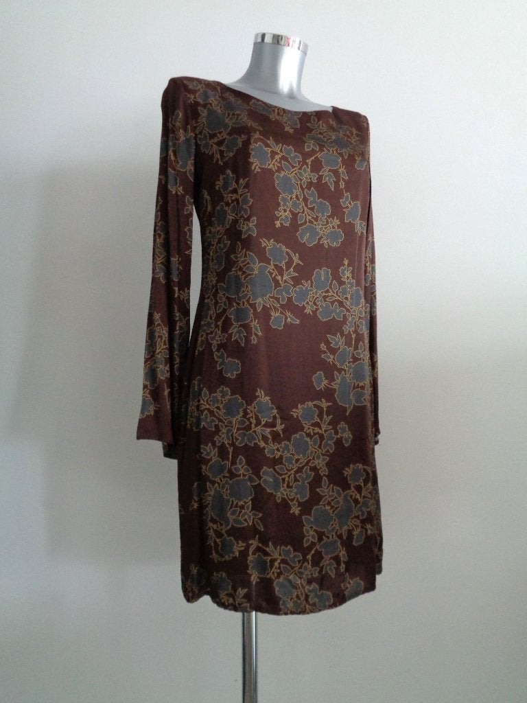 La Fee Maraboutee viscose jurk, maat 36, nieuw met kaartjes, Bruin, Nieuw, Ophalen of Verzenden, Knielengte