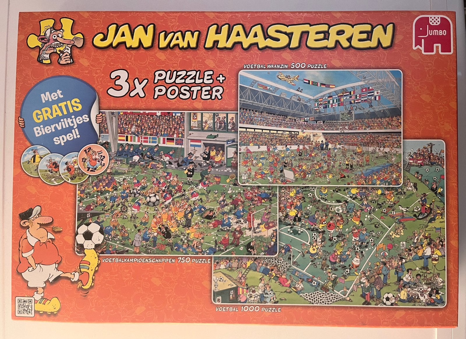 Van Haasteren puzzel, Ophalen, 500 t/m 1500 stukjes, Zo goed als nieuw