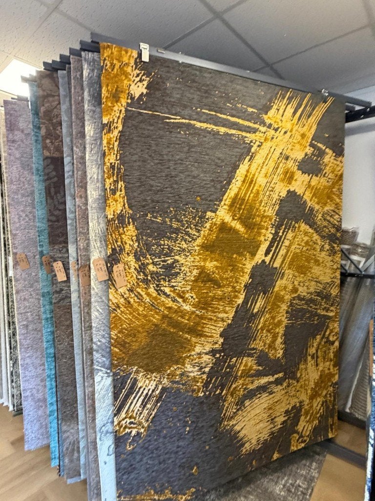 Vloerkleed 155x230cm, Ophalen, Blauw, 150 tot 200 cm, Rechthoekig