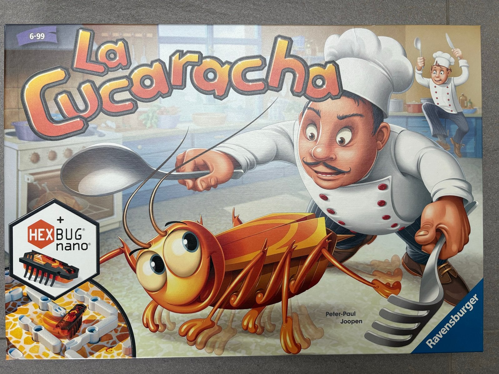 La Cucaracha bordspel van Ravensburger, Drie of vier spelers, Ophalen of Verzenden, Zo goed als nieuw