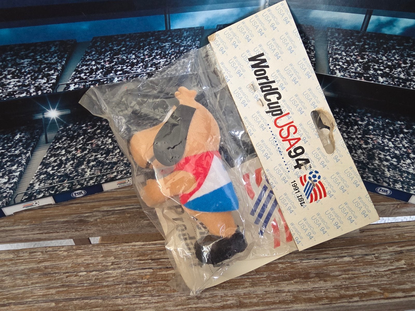 World Cup USA 1994 Mascot Striker knijpbeestje Nieuw, Ophalen, Nieuw, Overige typen