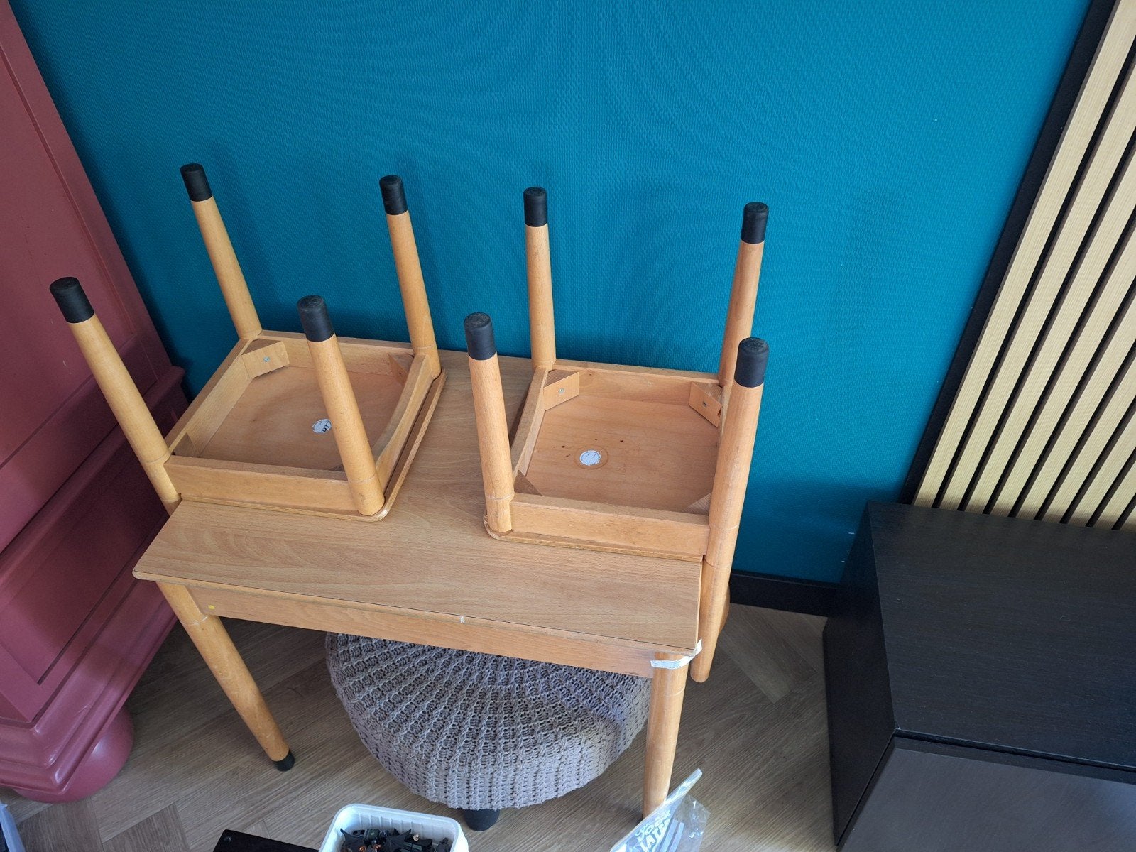 Schooltafel en stoelen, Ophalen of Verzenden