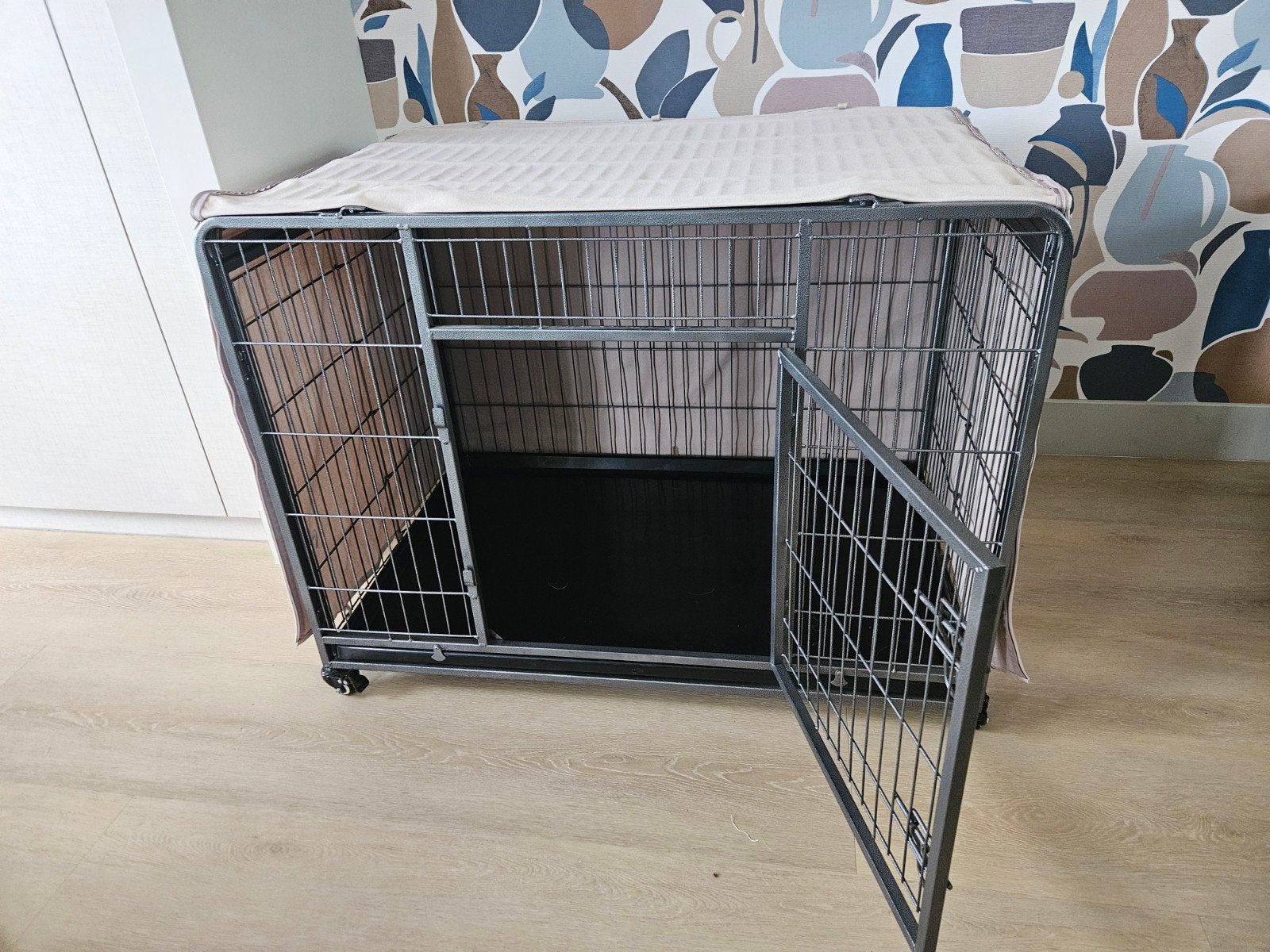 Adori Heavy Duty Hondenbench XL – 108  71  78 cm + hoes, Ophalen, Zo goed als nieuw