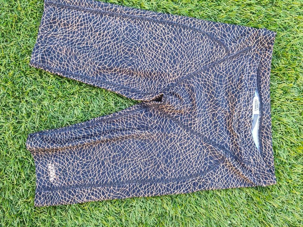 Funky Trunks Zwem Jammer - Zwart/Goud Patroon, Ophalen, Funky Trunks, Maat 48/50 (M), Zwart