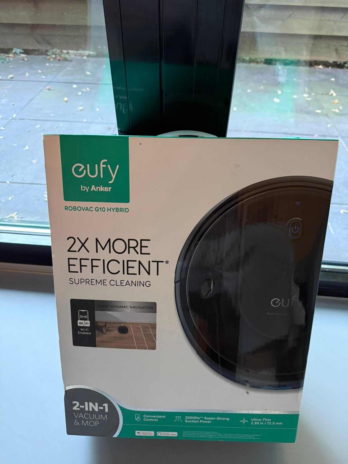 Eufy by Anker RoboVac G10 Hybrid – 2-in-1 Robot Vacuum & Mop, Ophalen, Gebruikt