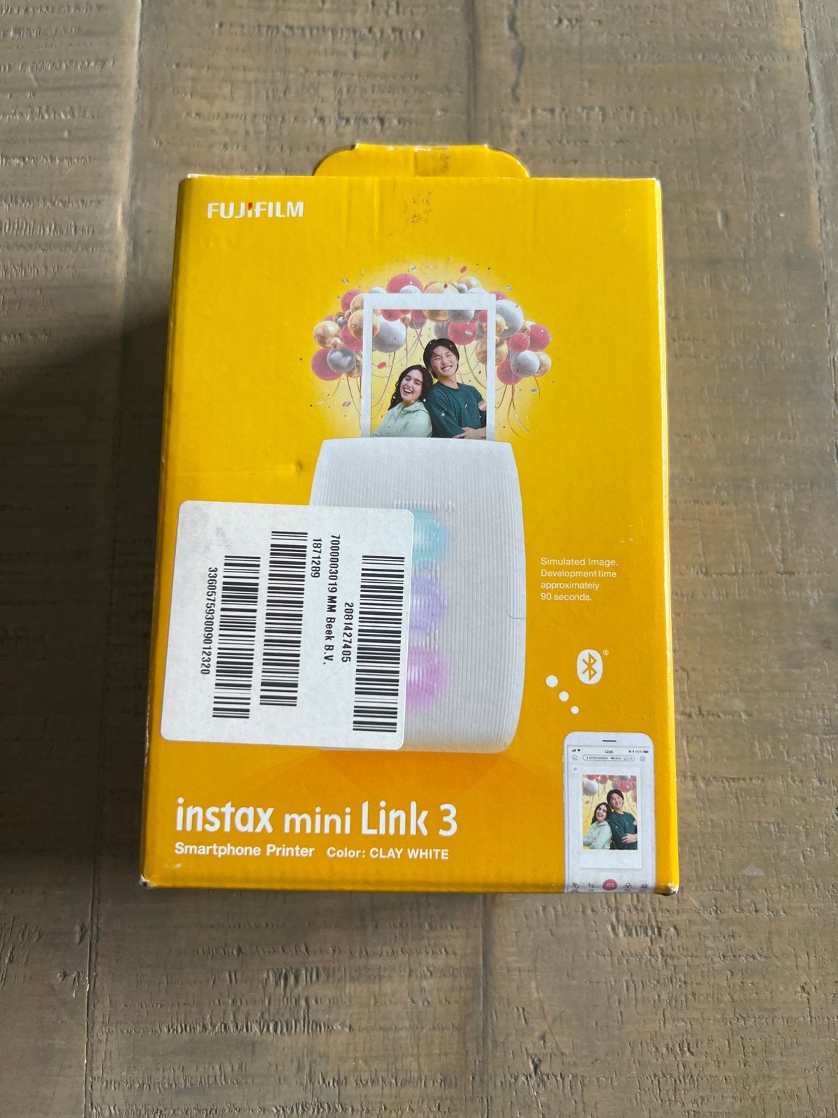 Fujifilm Instax Mini Link 3 Clay White, Ophalen, Nieuw