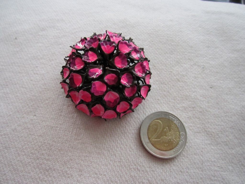 2.  Schitterende oude broche, heel apart, Ophalen, Overige materialen, Broche