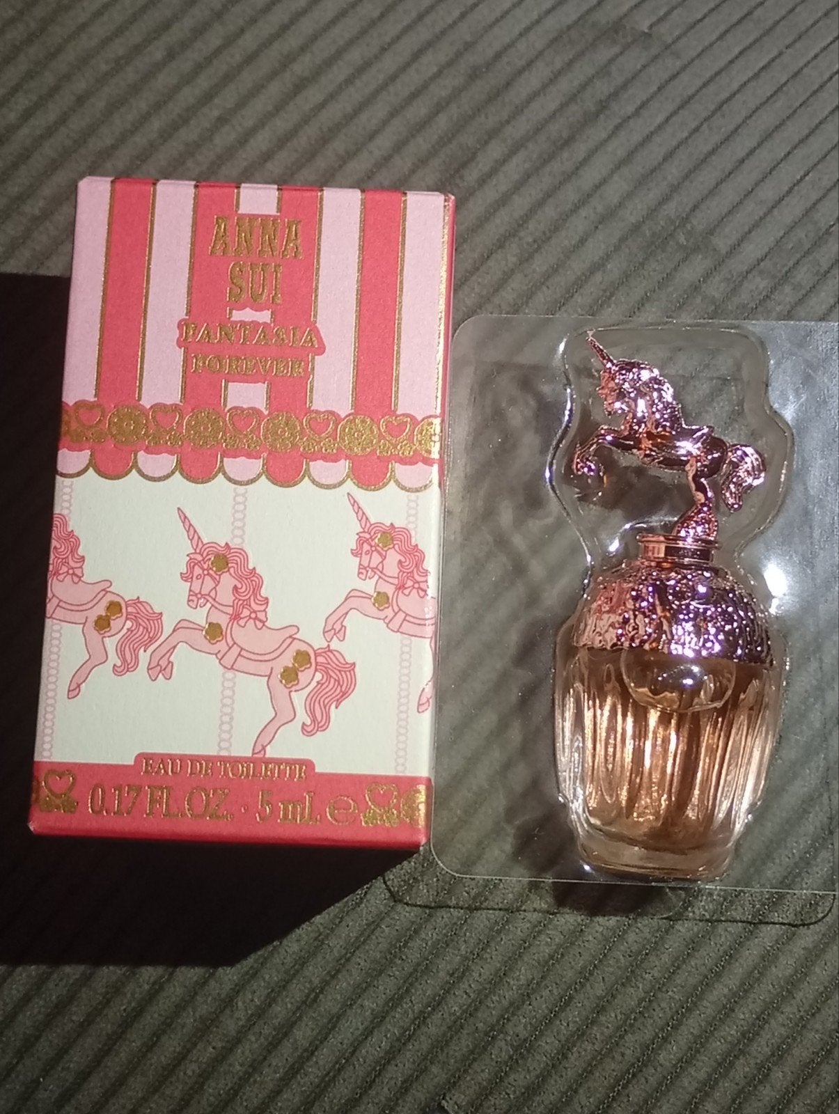 Mini parfum Anna Sui Fantasia Forever Eau de Toilette 5ml, Ophalen of Verzenden, Nieuw