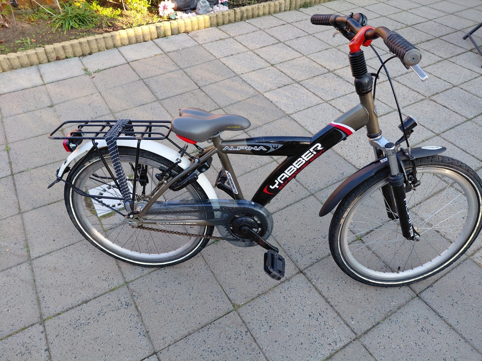 Alpina Yabber Kinderfiets 20 inch - Zo goed als nieuw, Fietsen en Brommers, Ophalen, Terugtraprem, Alpina, 16 tot 20 inch