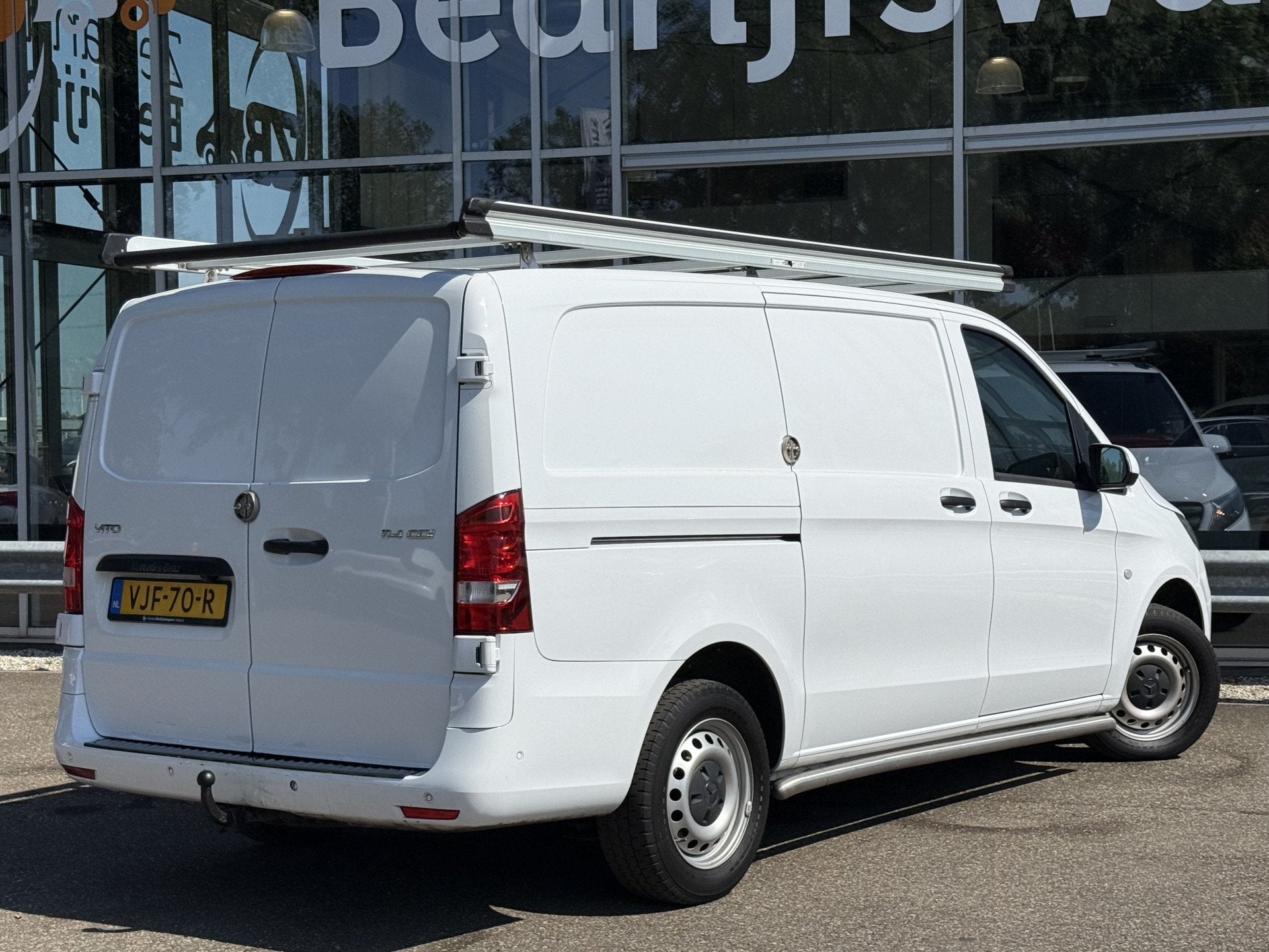 Mercedes-Benz Vito 114 CDI Lang | Navi | Carplay | Camera |, Auto's, Automaat, Gebruikt, 4 cilinders, Wit