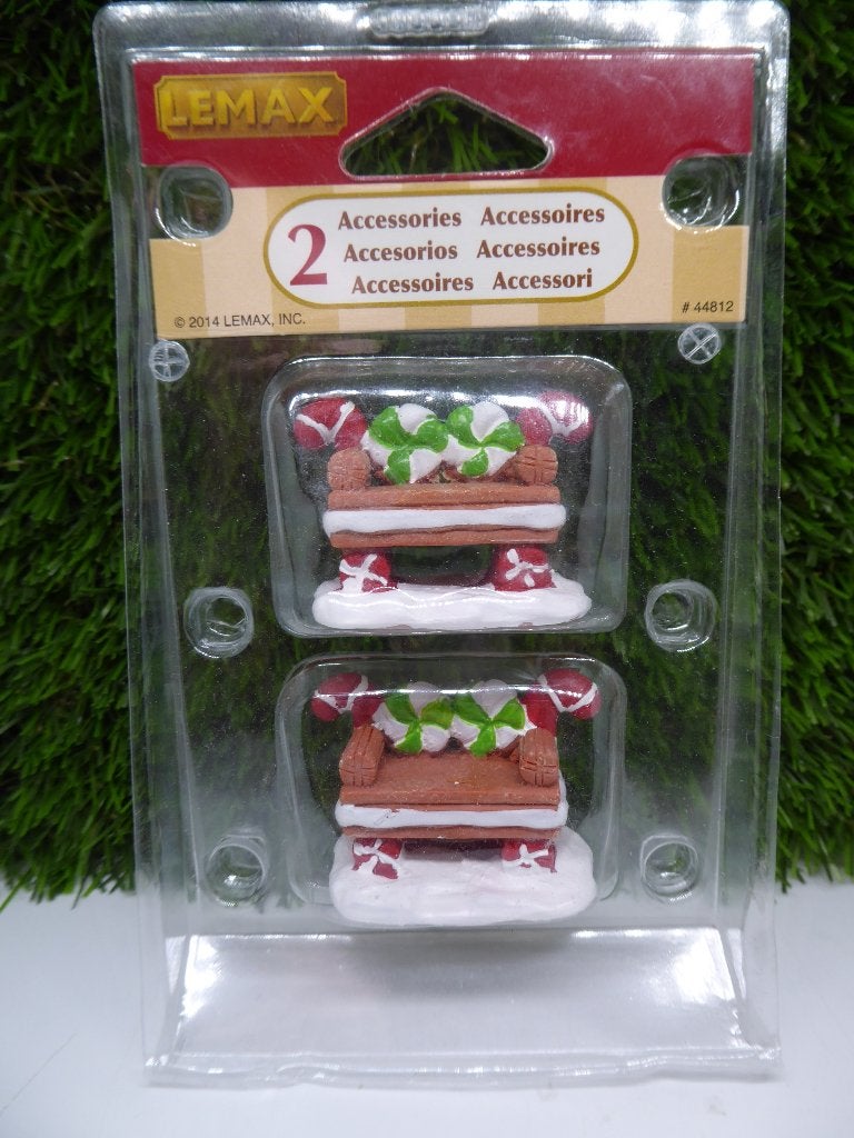 Lemax Item -  Peppermint cookie bench - Ik ruim op, Ophalen of Verzenden, Nieuw