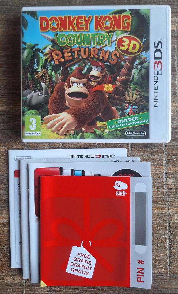Donkey Kong Country Returns 3D [ZGAN], Avontuur en Actie, 1 speler, Ophalen of Verzenden, Zo goed als nieuw