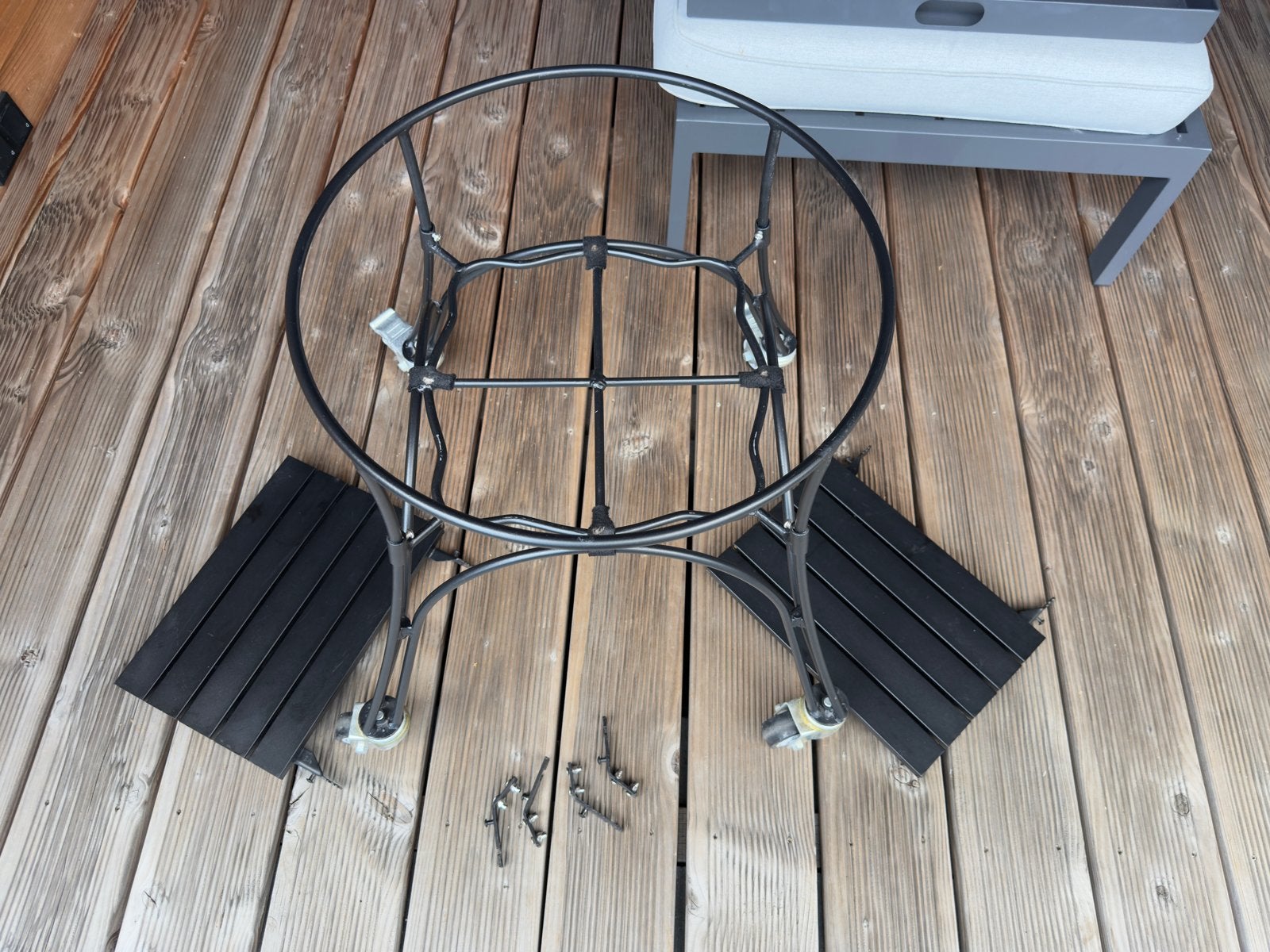 Onderstel met zijtafels voor Kamado Joe classic 2, Ophalen, Zo goed als nieuw