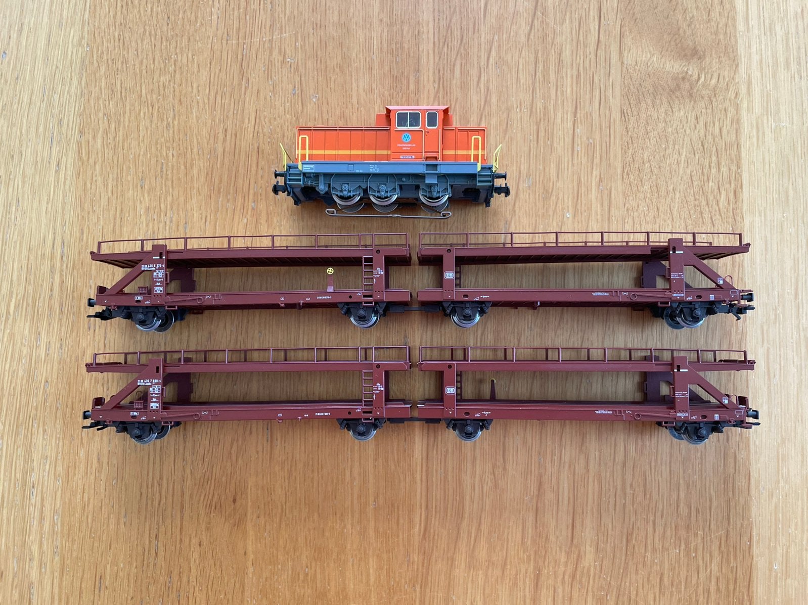 Te koop: Auto transport trein Volkswagen. 2663.., Wisselstroom, Verzenden, Märklin, Gebruikt
