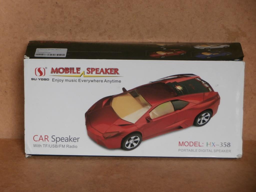 Digitale mobile auto speaker TF USB FM Radio HX-358 MP3/PC, Overige merken, Gebruikt, Overige typen, Ophalen of Verzenden
