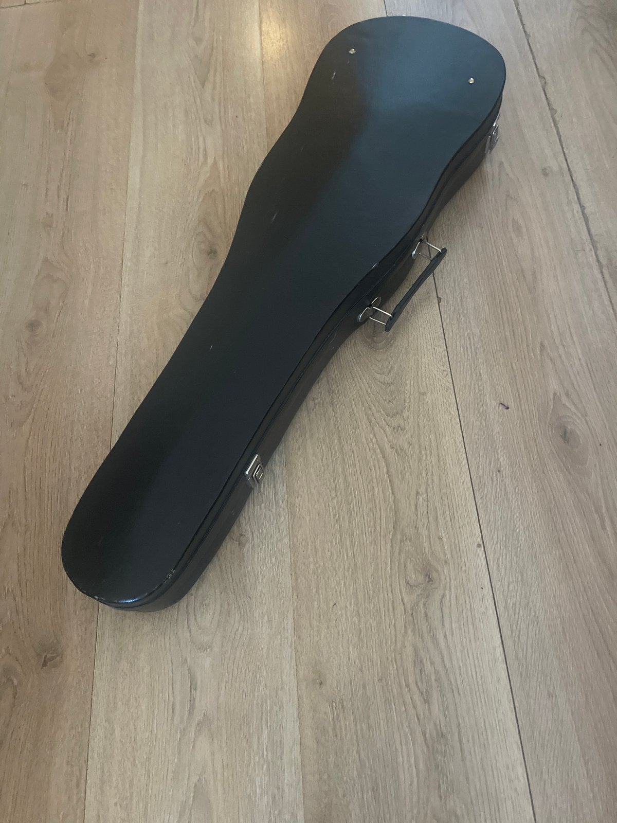 Vioolkoffer - Zwart met rood fluweel interieur, Verzenden, Gebruikt, Viool of Altviool, Flightcase