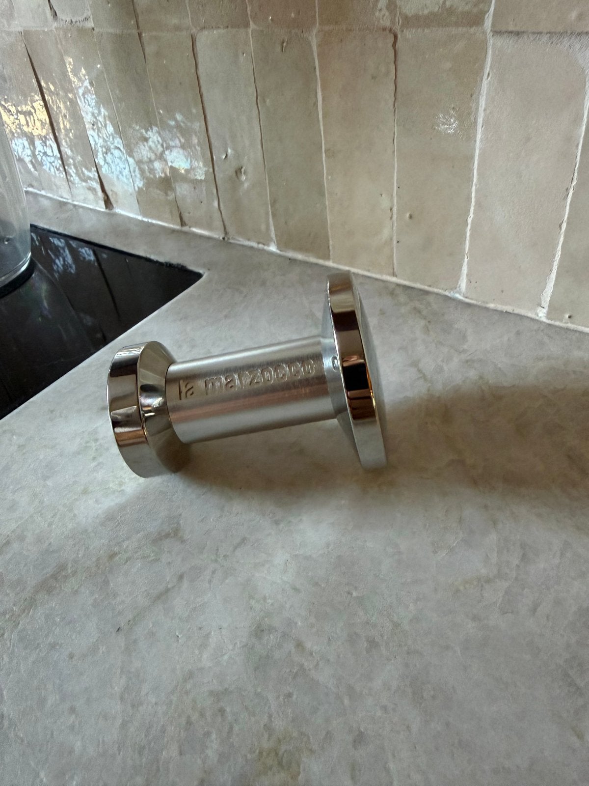 La Marzocco Tamper - Zo goed als nieuw, Ophalen of Verzenden, Zo goed als nieuw