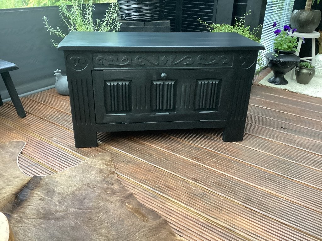 Houten kist, 50 – 75, Minder dan 50 cm, Gebruikt, 50 tot 100 cm