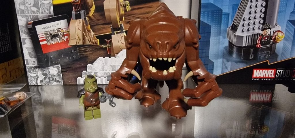 Lego Star Wars Rancor figuur 11323pb01c01, compleet + SW0405, Kinderen en Baby's, Speelgoed | Duplo en Lego, Star Wars, Lego, Ophalen of Verzenden