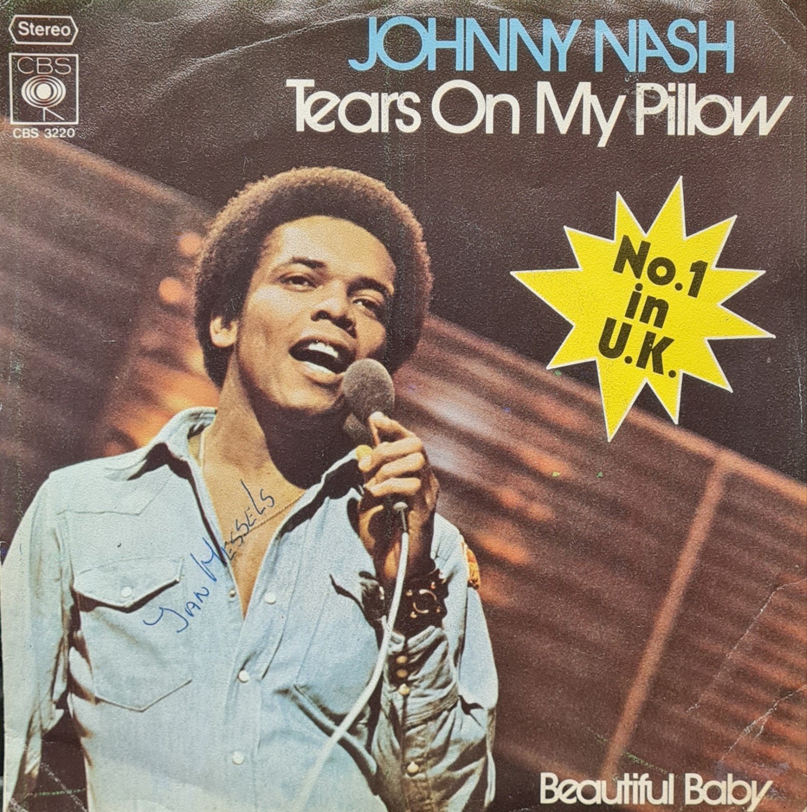 JOHNNY NASH - TEARS ON MY PILLOW, Ophalen of Verzenden, Gebruikt, Pop