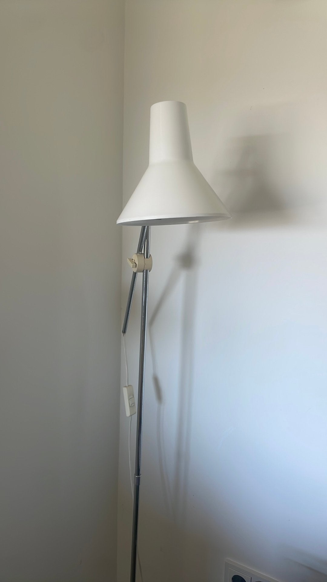 Vintage IKEA Vloerlamp – Model G605– Jaren 80/90, Ophalen, Mid-Century-Modern, E27 (groot), Zo goed als nieuw