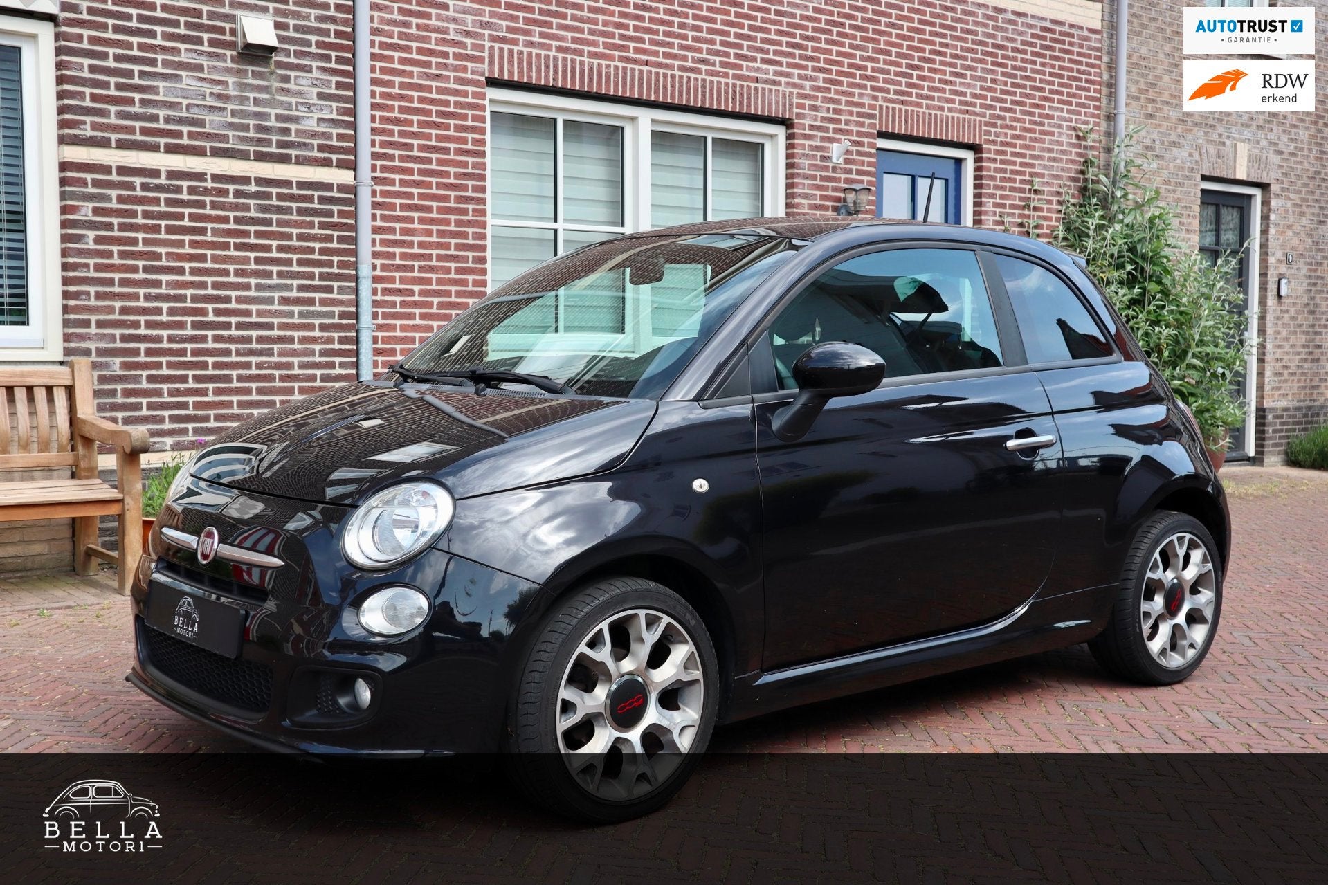 Fiat 500 1.2 Sport | RIJKLAARPRIJS | Sportstoelen | 16 inch, Auto's, Fiat, Voorwielaandrijving, Dealer onderhouden, Gebruikt, 4 cilinders