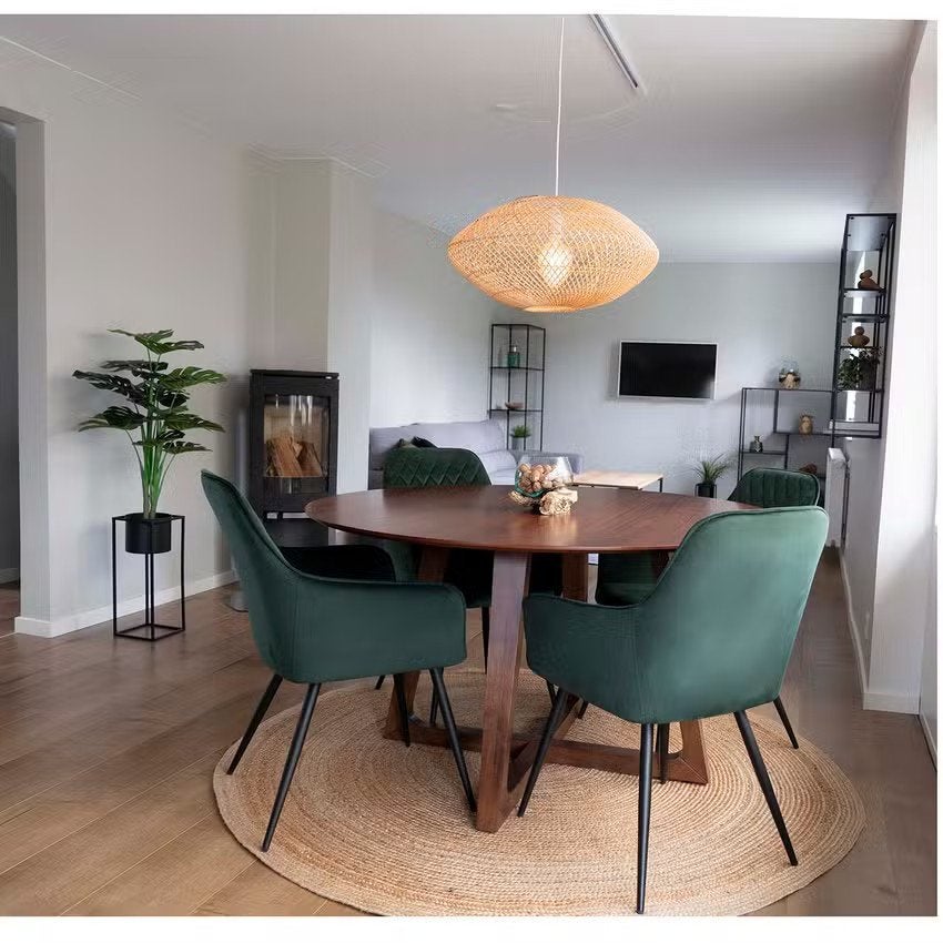 Bombay Jute Vloerkleed Ø180 - Natuurlijk & Stijlvol, Huis en Inrichting, Stoffering | Tapijten en Kleden, Nieuw, 150 tot 200 cm