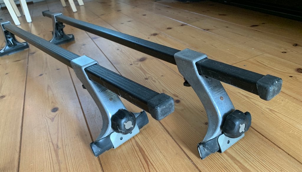 Thüle 1050 dakdragers voor auto's met een dakgootje, Auto diversen, Ophalen