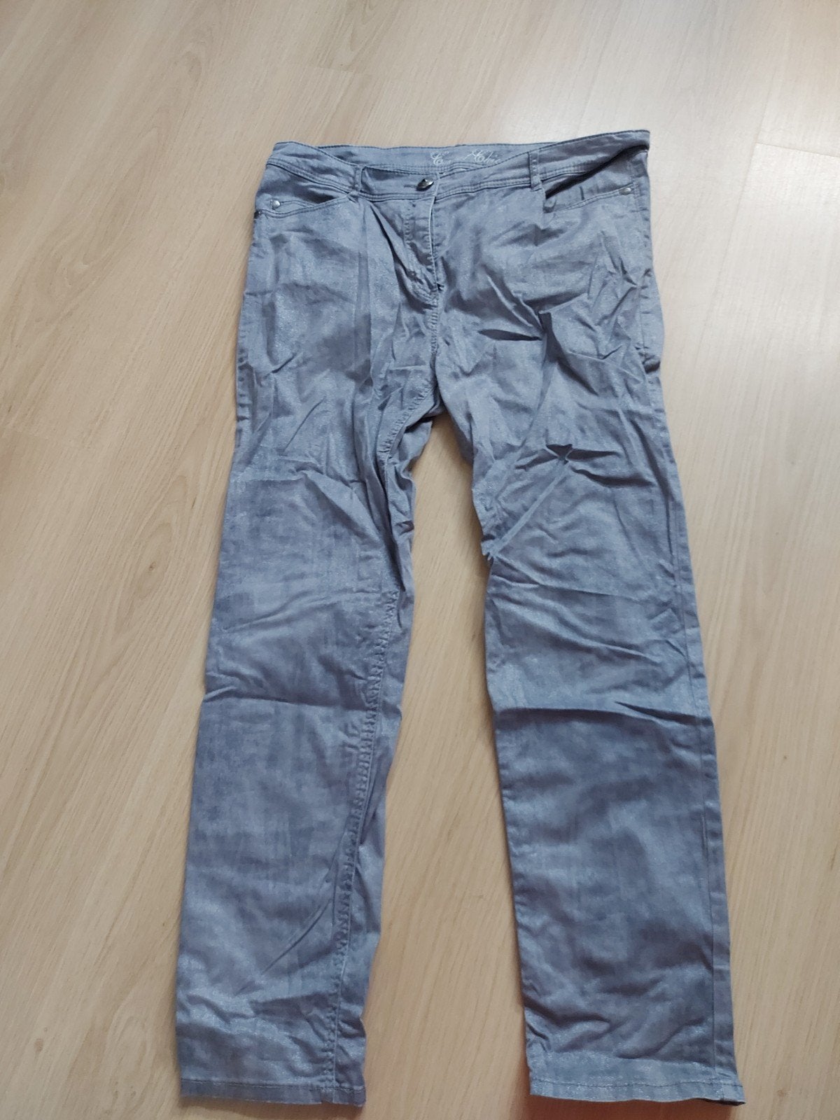 Broek van Canda. Maat 42, Kleding | Dames, Maat 42/44 (L), Ophalen of Verzenden, Grijs, Lang