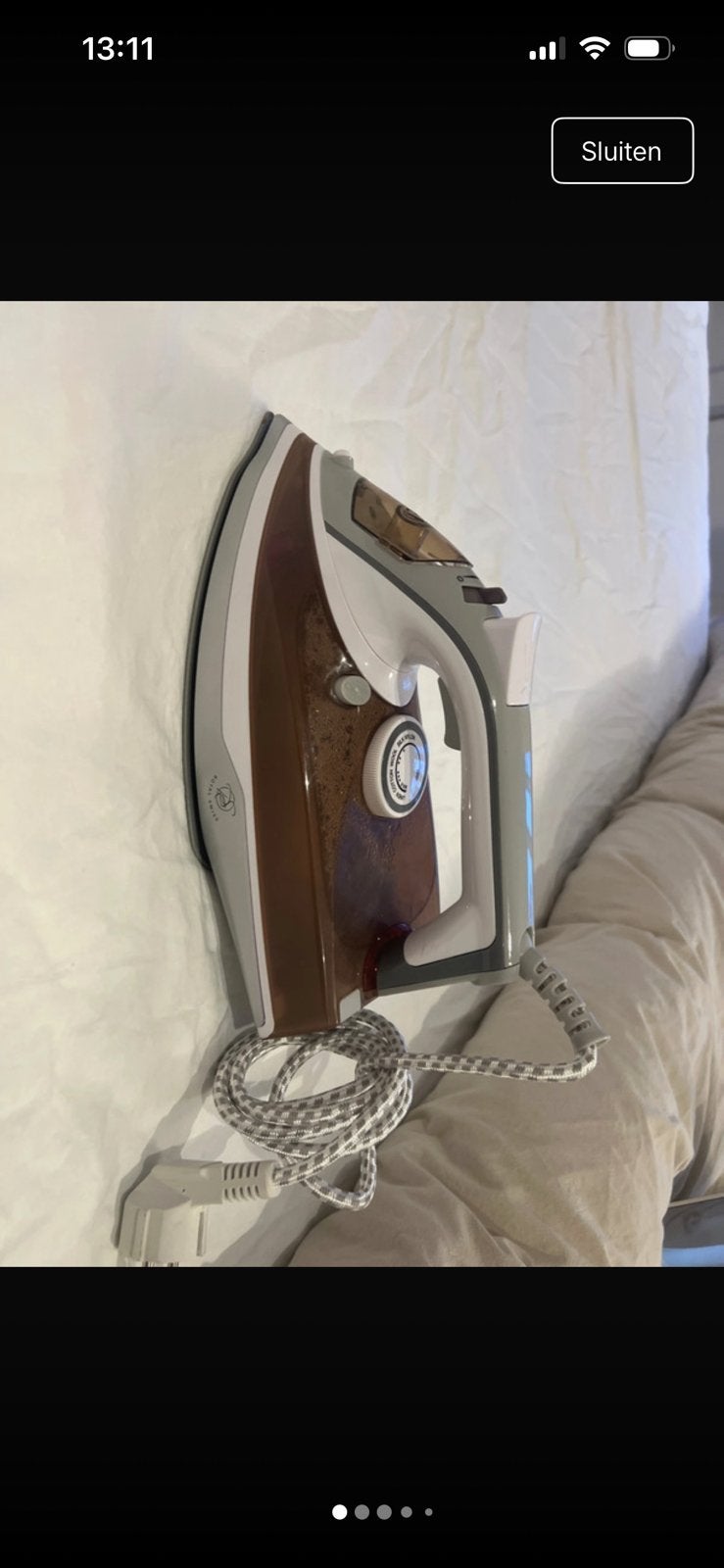 Royal Swiss steaming iron, Ophalen of Verzenden, Zo goed als nieuw