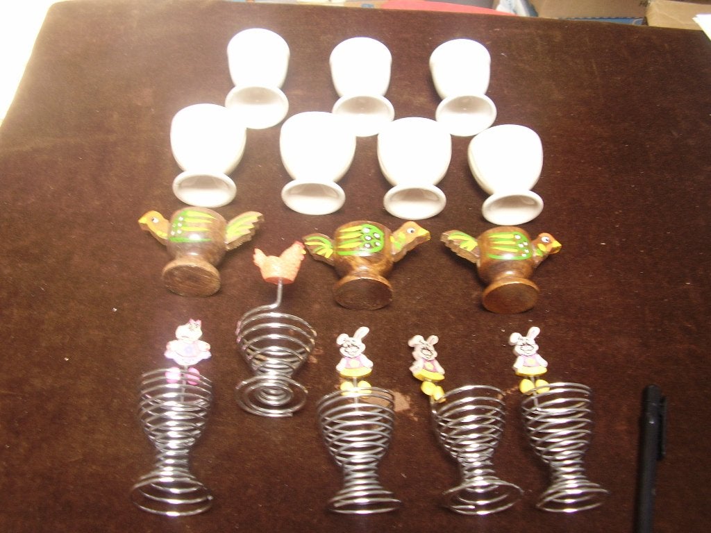 10 eierdopjes, Ophalen of Verzenden
