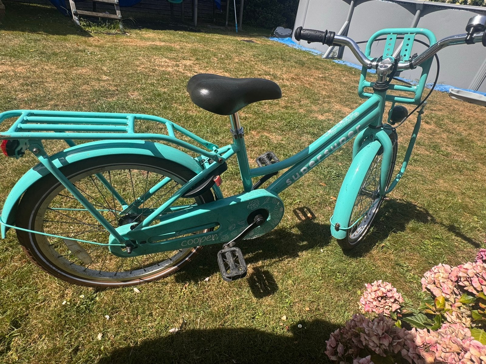 SuperSuper Cooper kinderfiets 20 inch, Ophalen, Terugtraprem, 20 inch, Handrem