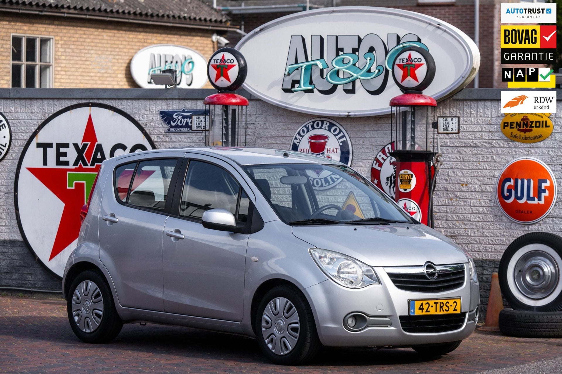 Opel Agila 1.2 Edition Automaat 1e Eig. 86.500 km +NAP NL-au, Auto's, Stof, 4 cilinders, Origineel Nederlands, Bedrijf