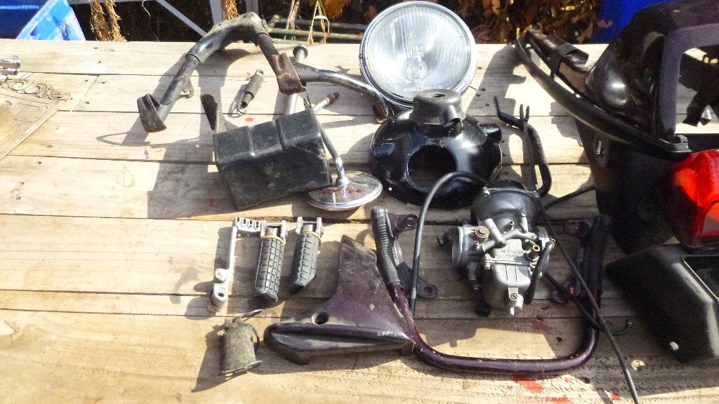 Honda onderdelen XBR 500 1988/89, Ophalen of Verzenden, Gebruikt