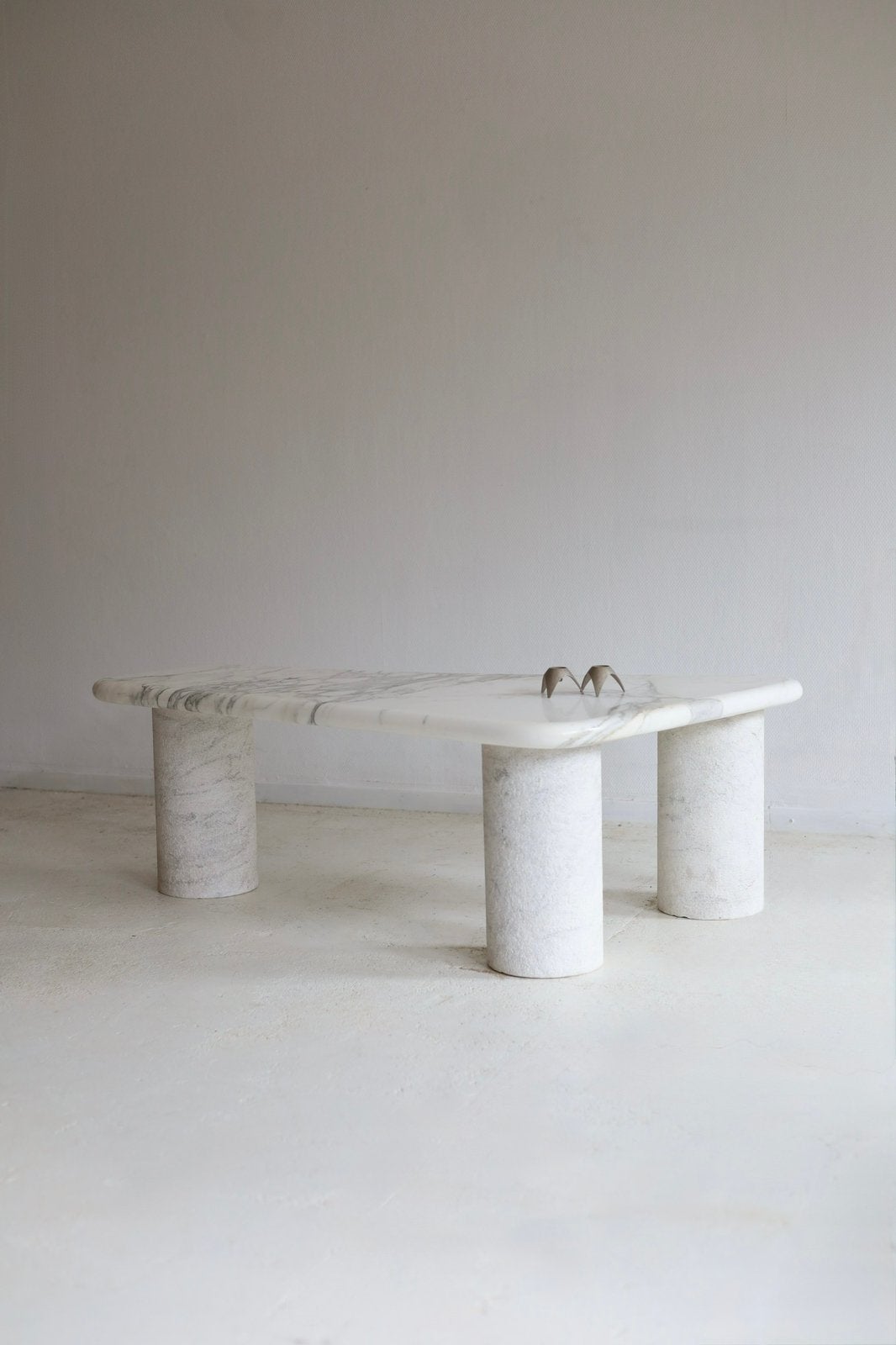 Marmeren organische salontafel, Huis en Inrichting, Tafels | Salontafels, Ophalen, Overige materialen, 100 tot 150 cm, Design