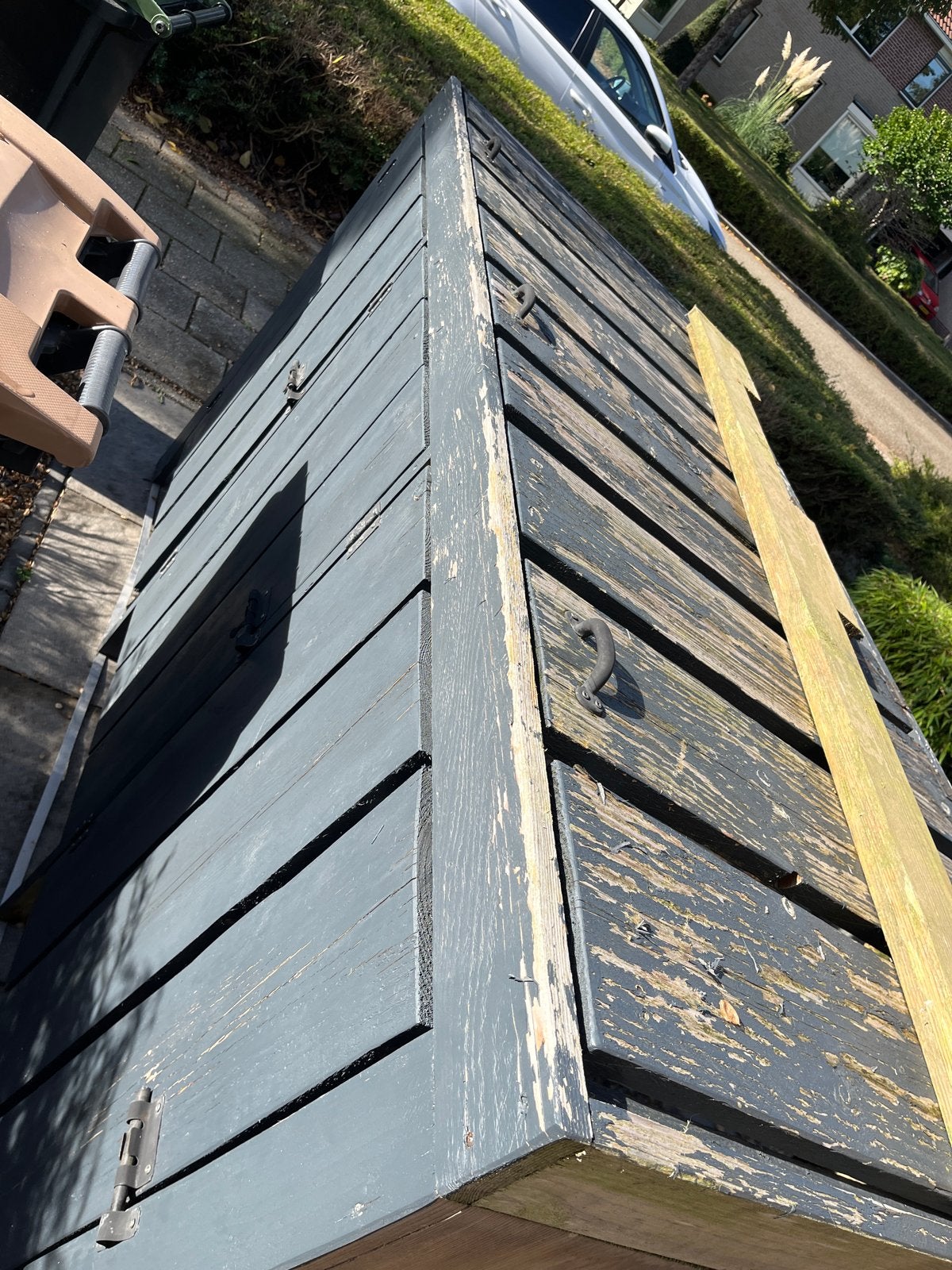 Houten containerberging - Gebruikt, Ophalen, Gebruikt, Hout, Containerberging