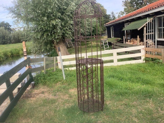 Wijnrek, Huis en Inrichting, Woonaccessoires | Wijnrekken, Ophalen, Gebruikt, 15 tot 25 flessen, 75 – 100